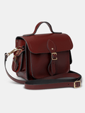 The Hollow Tote | Pure Black Leather - Verlain London