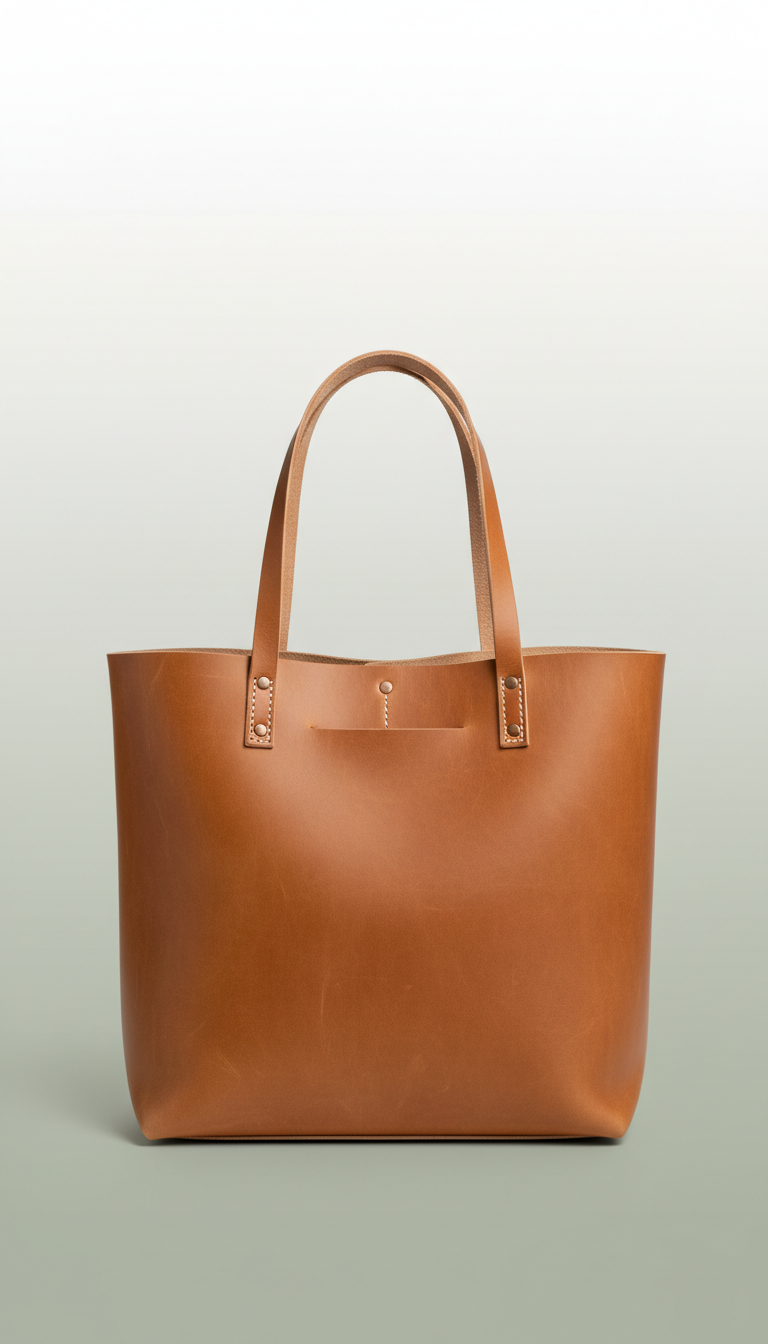 Artisanal Leather Tote Bag