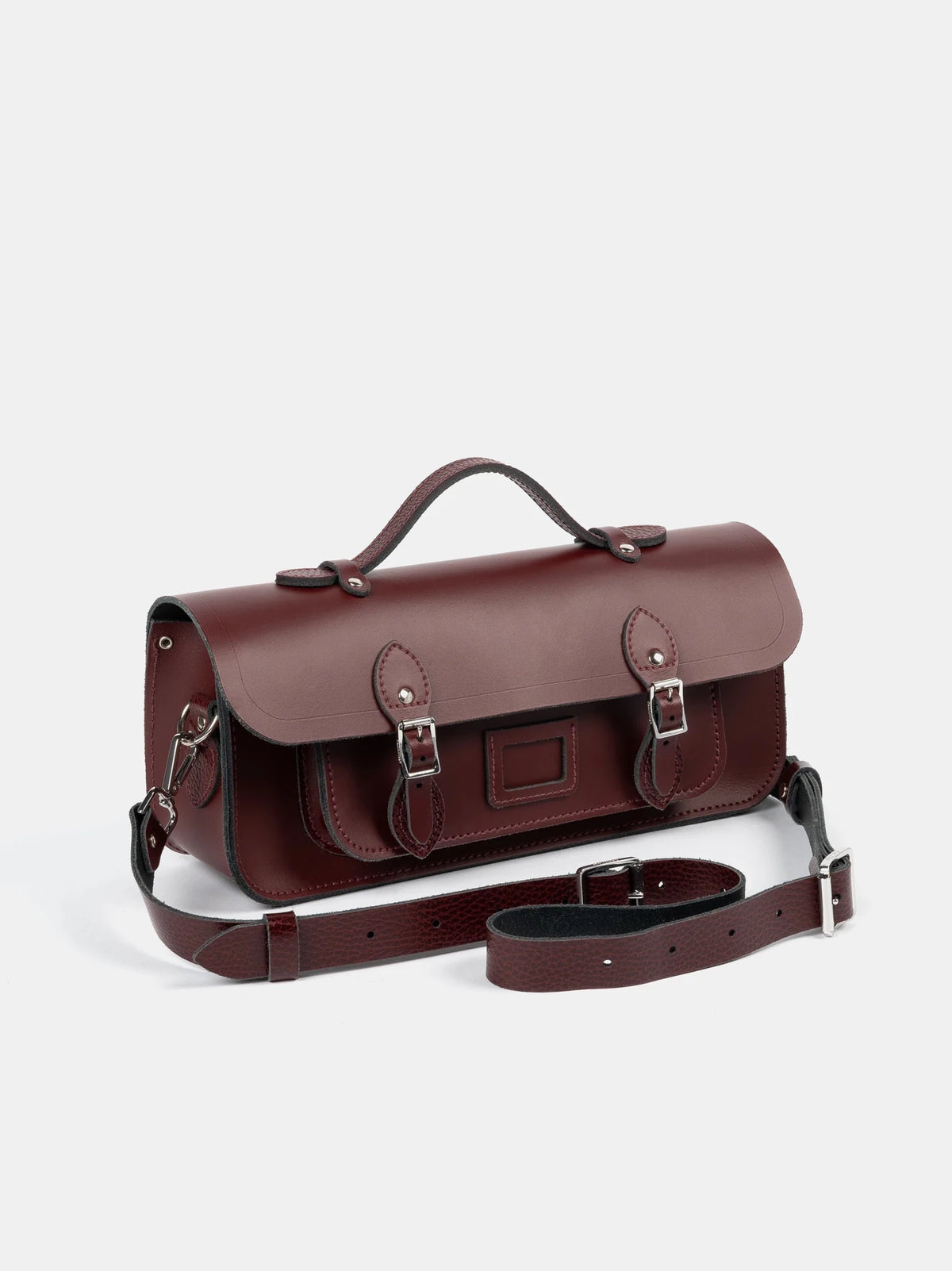 The Raven Crossbody | Pure Oxblood Leather - Verlain London