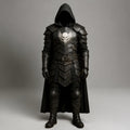 Dark Knight Armor Costume with Skull Chestplate