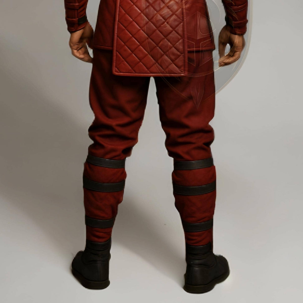 Red Ninja Assassin Cosplay Costume – Hooded Warrior Armor Suit - Verlain London