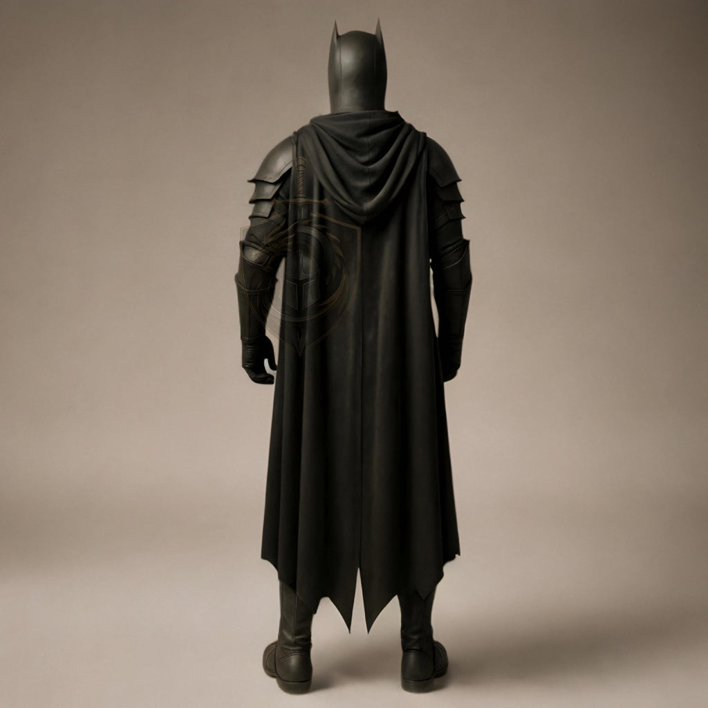 Shadow Knight Leather Cosplay Armor – Black Gothic Hero Costume - Verlain London