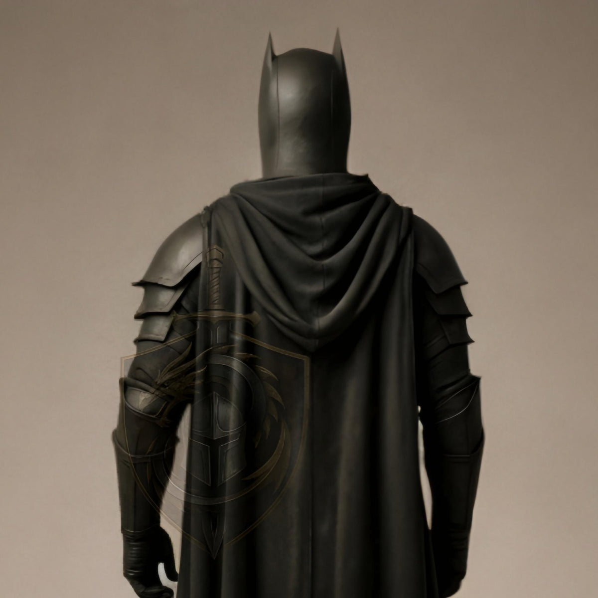 Shadow Knight Leather Cosplay Armor – Black Gothic Hero Costume - Verlain London