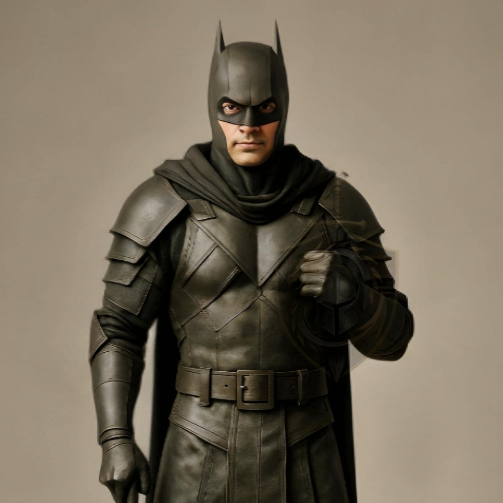 Shadow Knight Leather Cosplay Armor – Black Gothic Hero Costume - Verlain London