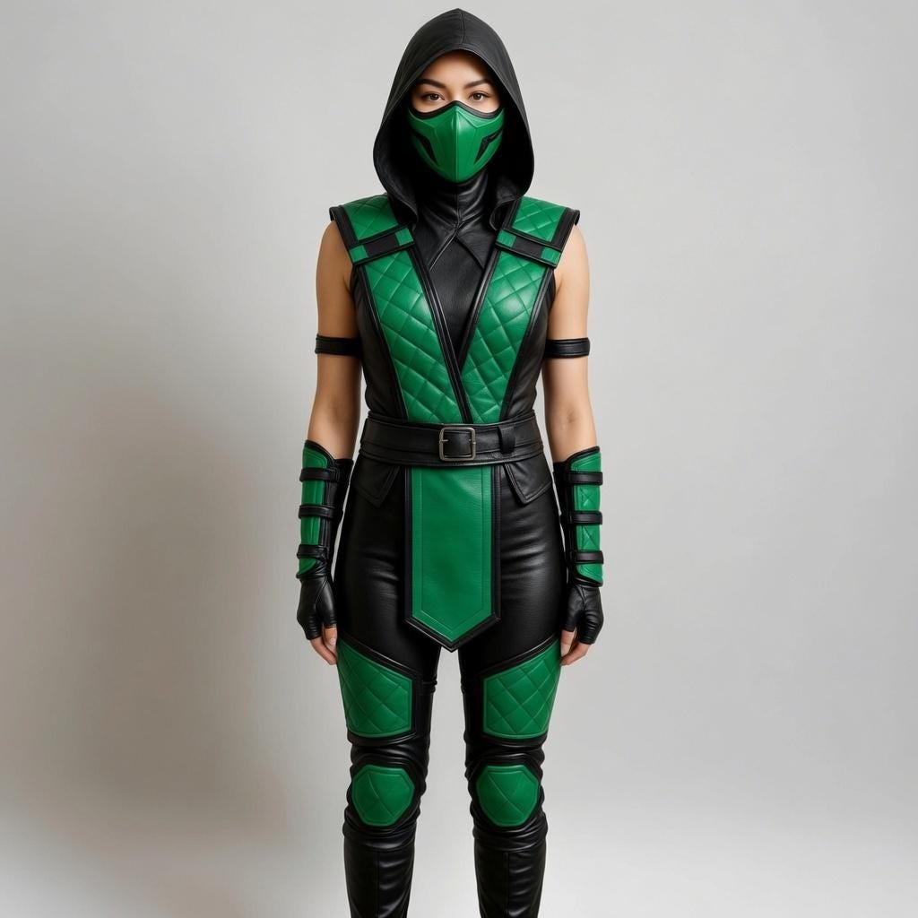 Mortal Kombat Womens Ninja Armor Costume