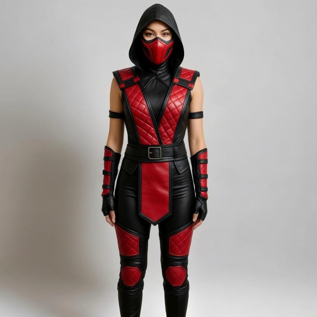 Mortal Kombat Womens Ninja Armor Costume