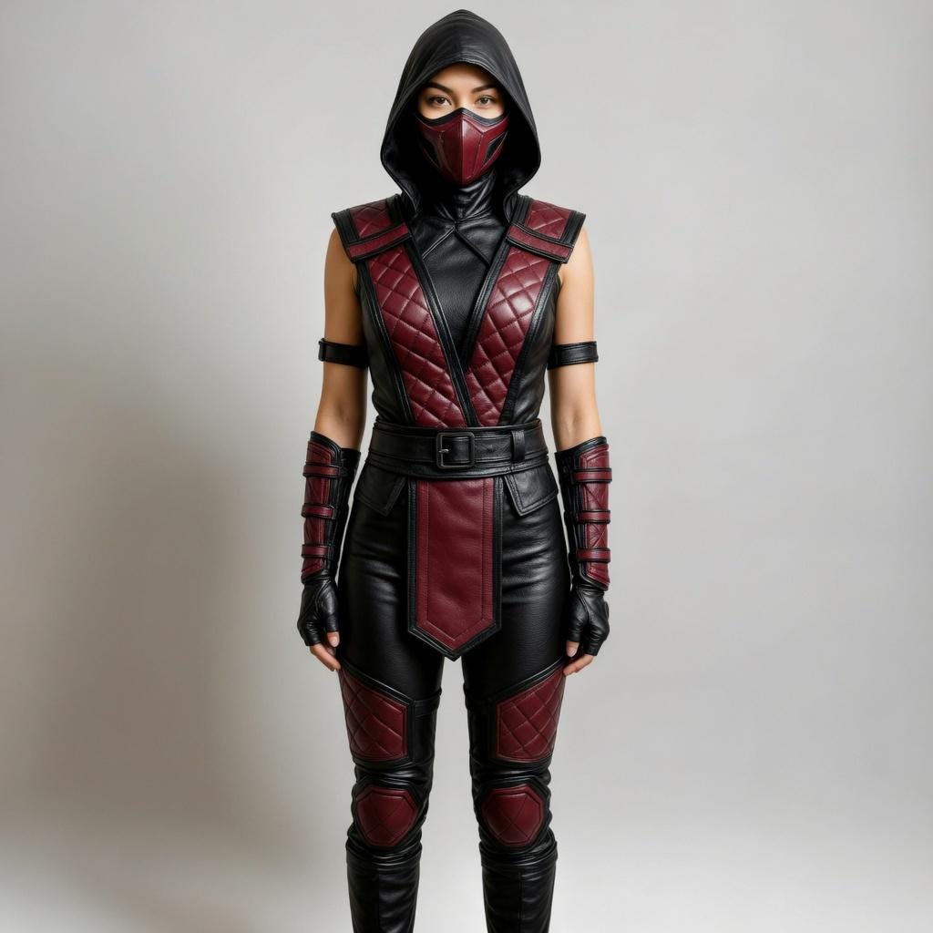 Mortal Kombat Womens Ninja Armor Costume