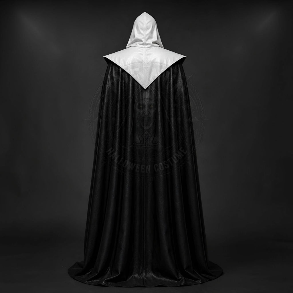 Black Gothic Nun Costume with Hooded Cloak – Women's Halloween Cosplay - Verlain London