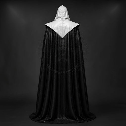 Black Gothic Nun Costume with Hooded Cloak – Women's Halloween Cosplay - Verlain London