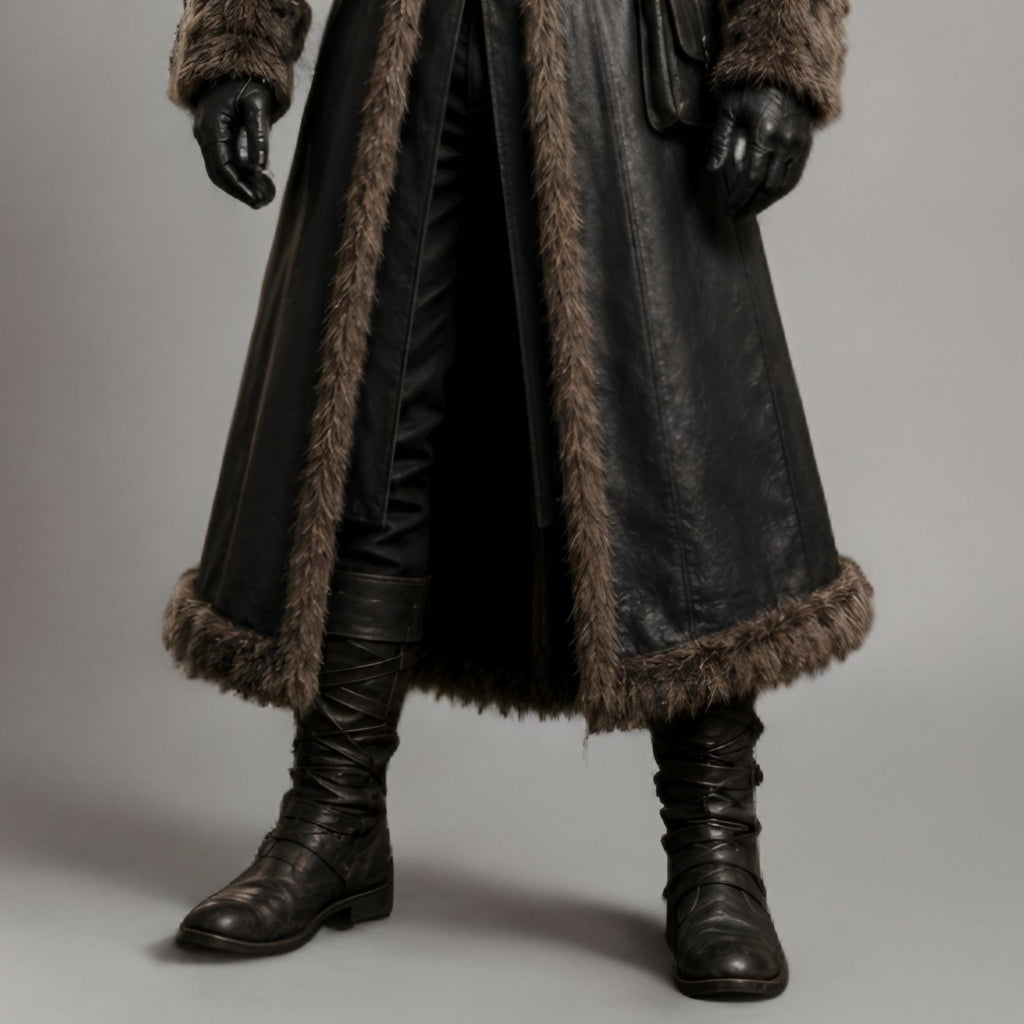 Handcrafted Leather Plague Doctor Costume
