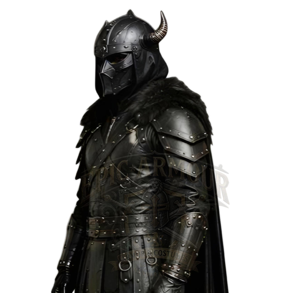 Black Leather Viking Armor