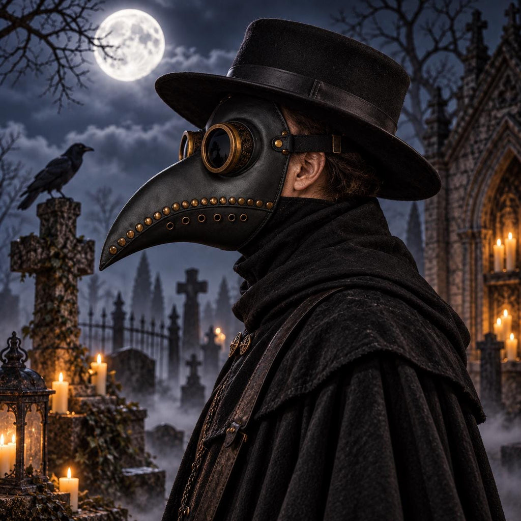 Plague Doctor Mask Steampunk Gothic Halloween Cospla