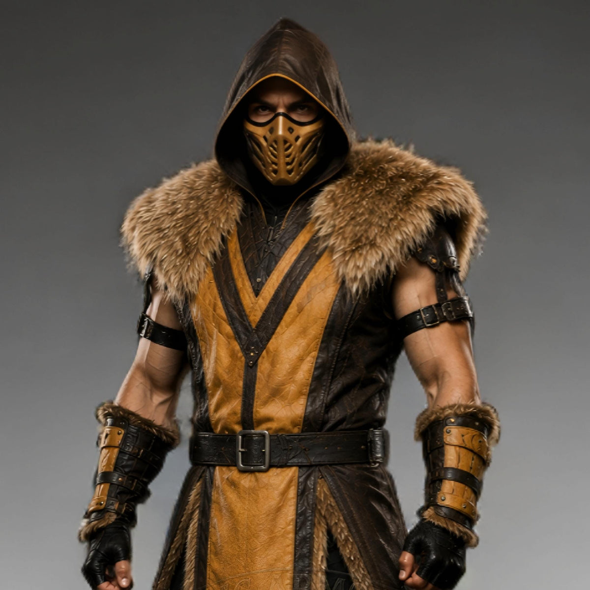 Leather Ninja Costume