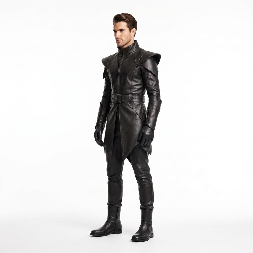 Men's Genuine Leather Ranger Armor Costume - Verlain London