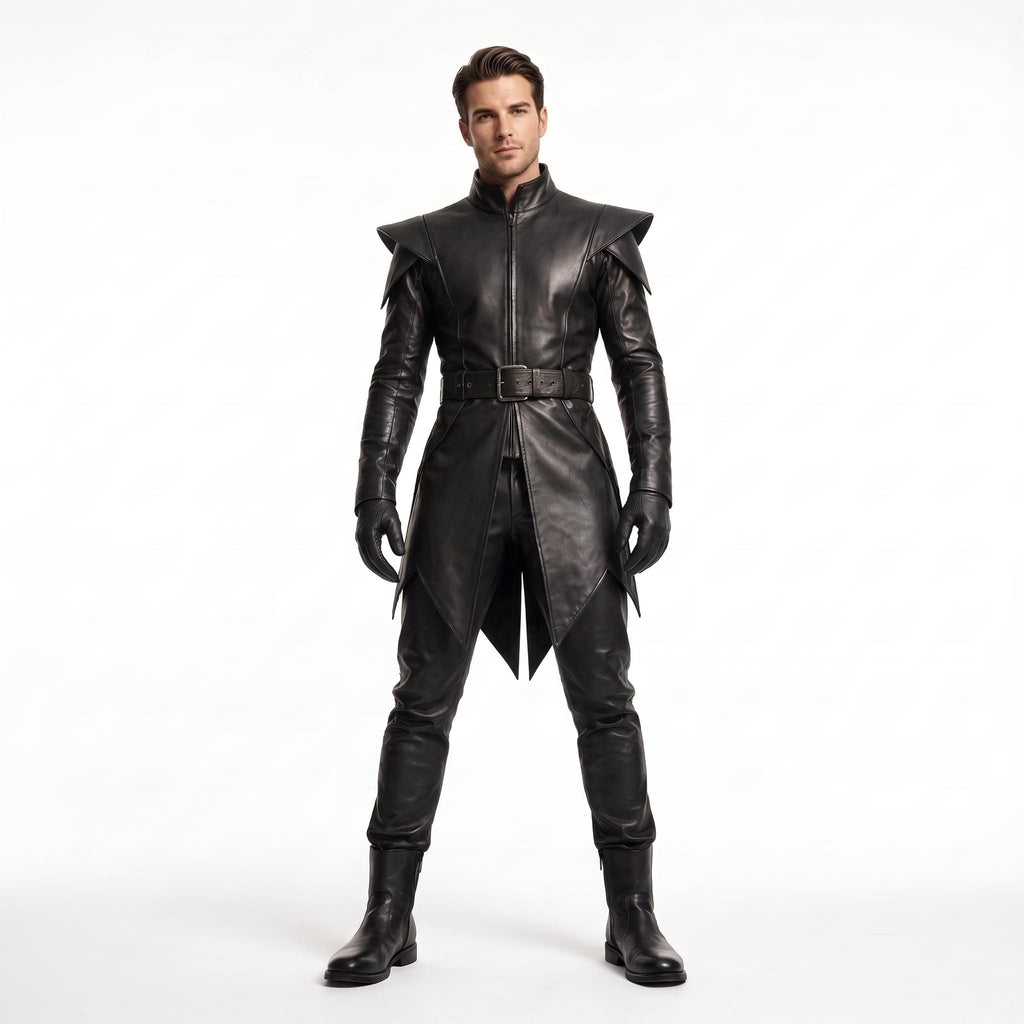 Men's Genuine Leather Ranger Armor Costume - Verlain London