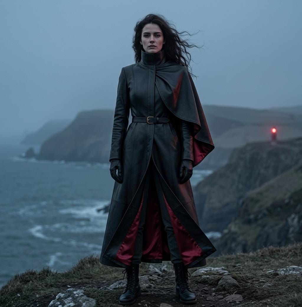 Women's Genuine Leather Gothic Costume - Verlain London