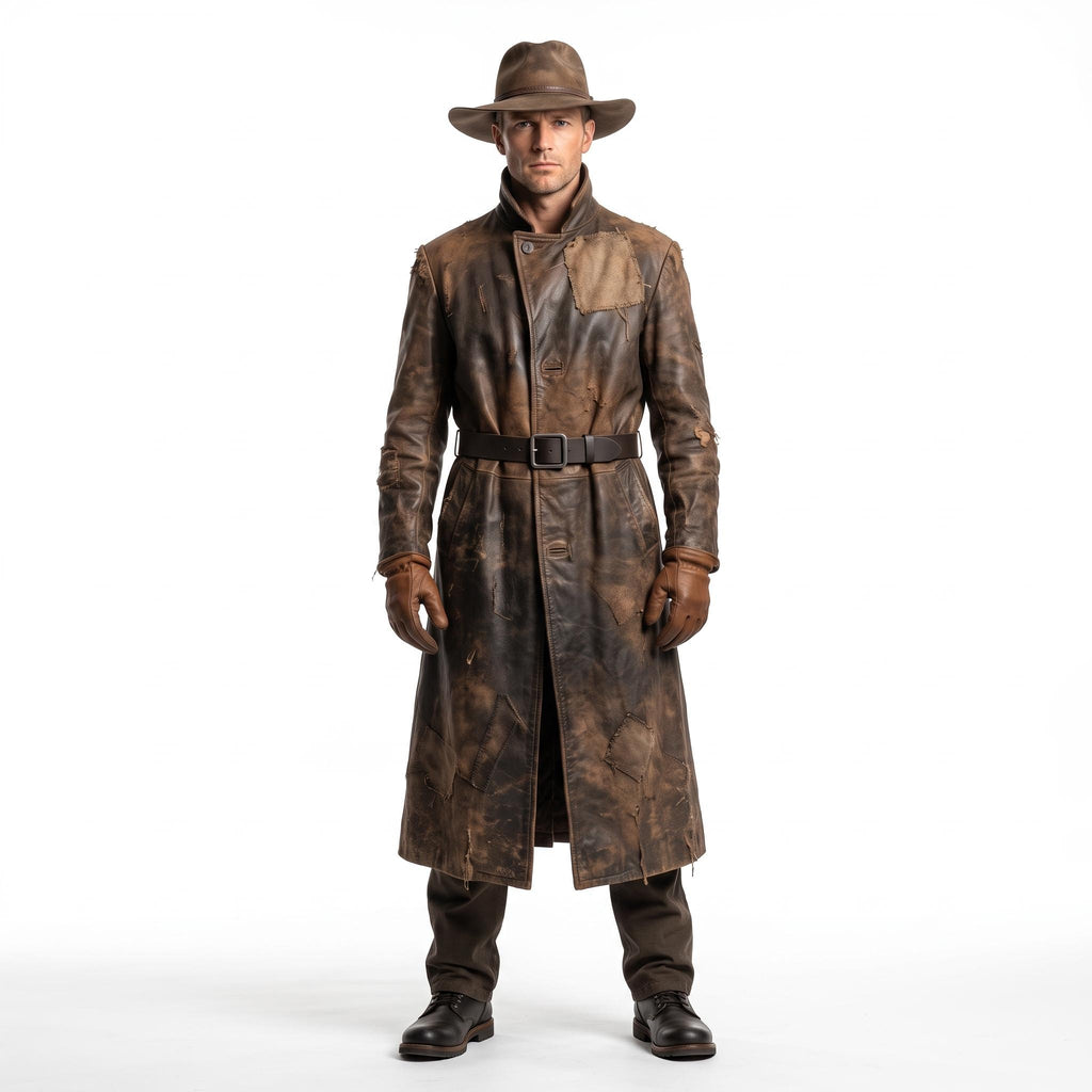 Men's Genuine Leather Explorer Costume - Verlain London