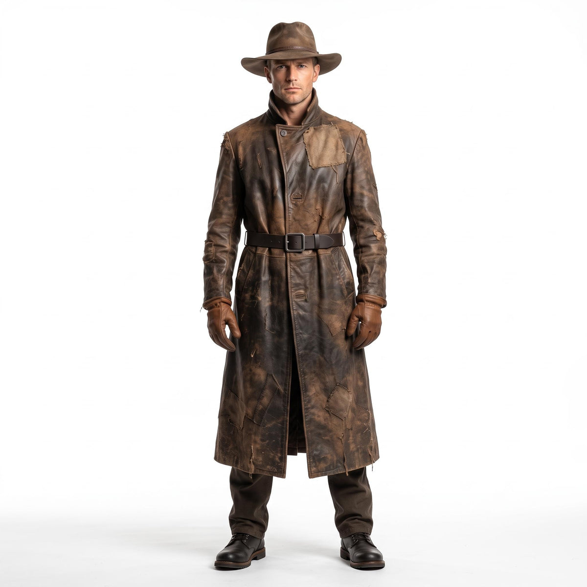 Men's Genuine Leather Explorer Costume - Verlain London
