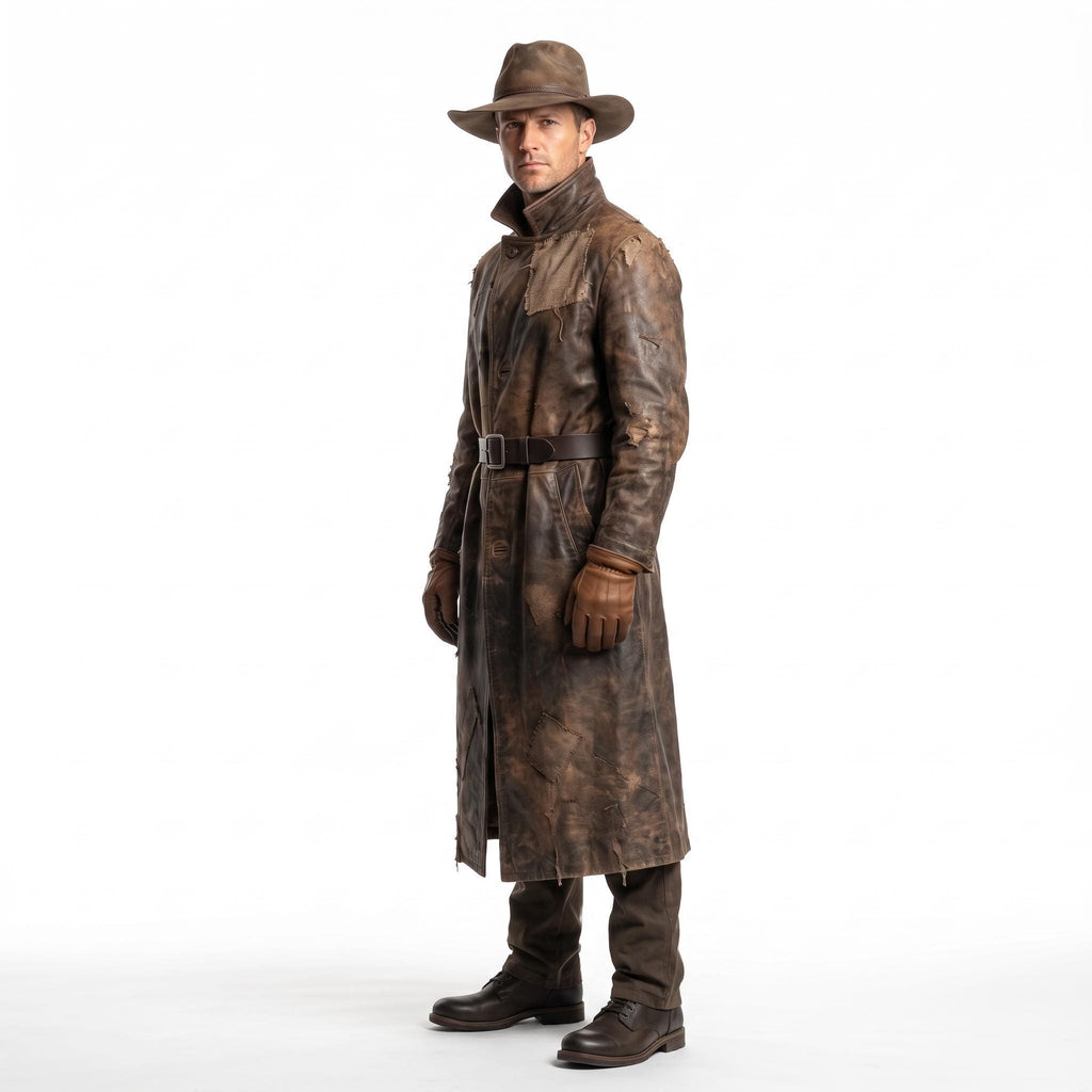 Men's Genuine Leather Explorer Costume - Verlain London
