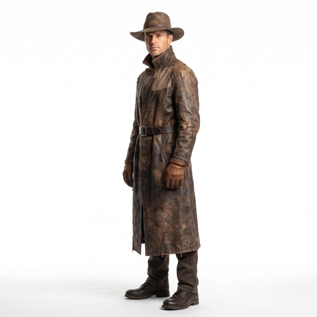 Men's Genuine Leather Explorer Costume - Verlain London