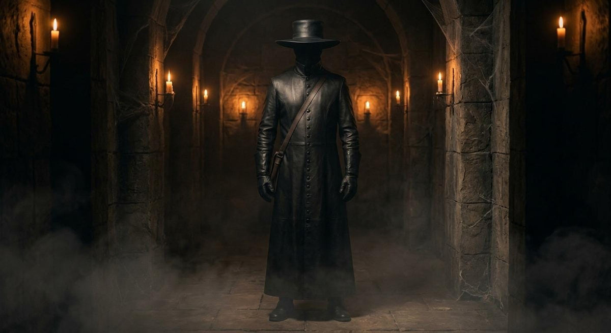 Men's Genuine Leather Gothic Wanderer Costume - Verlain London
