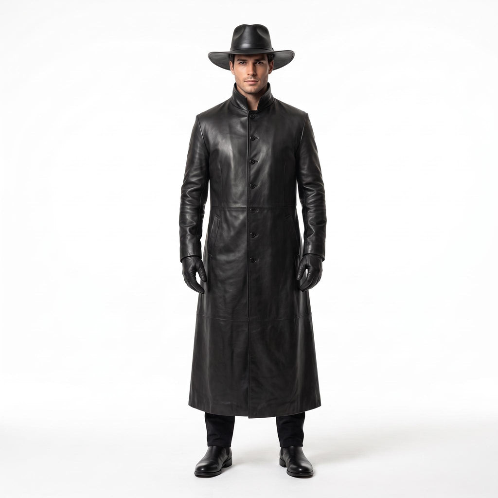 Men's Genuine Leather Gothic Wanderer Costume - Verlain London