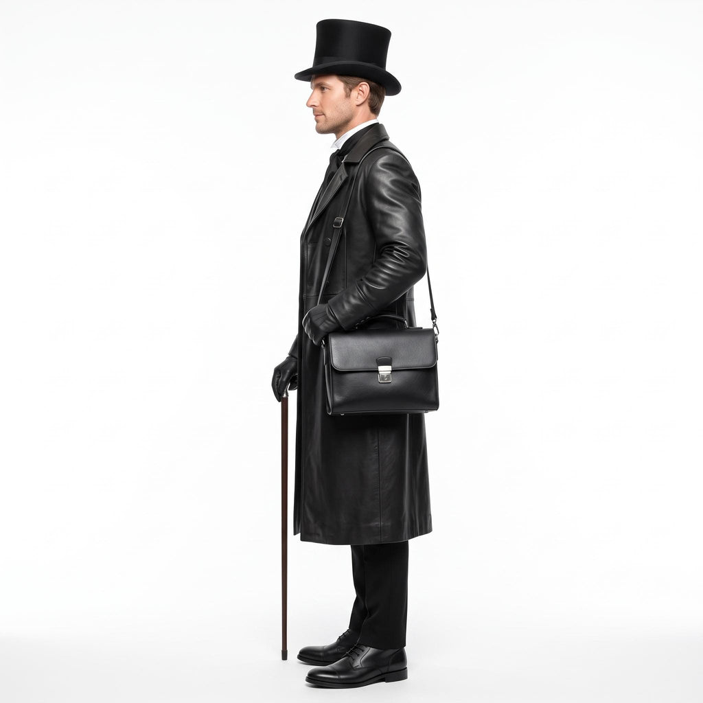 Men's Genuine Leather Steampunk Explorer Costume - Verlain London