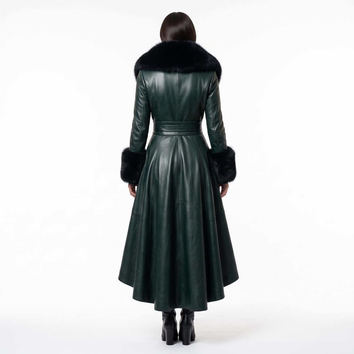Women's Genuine Leather Fairytale Queen Costume - Verlain London