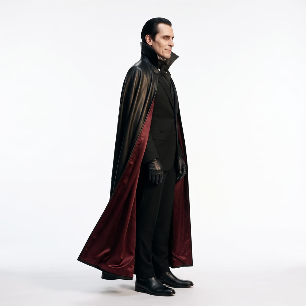 Men's Genuine Leather Vampire Count Costume - Verlain London