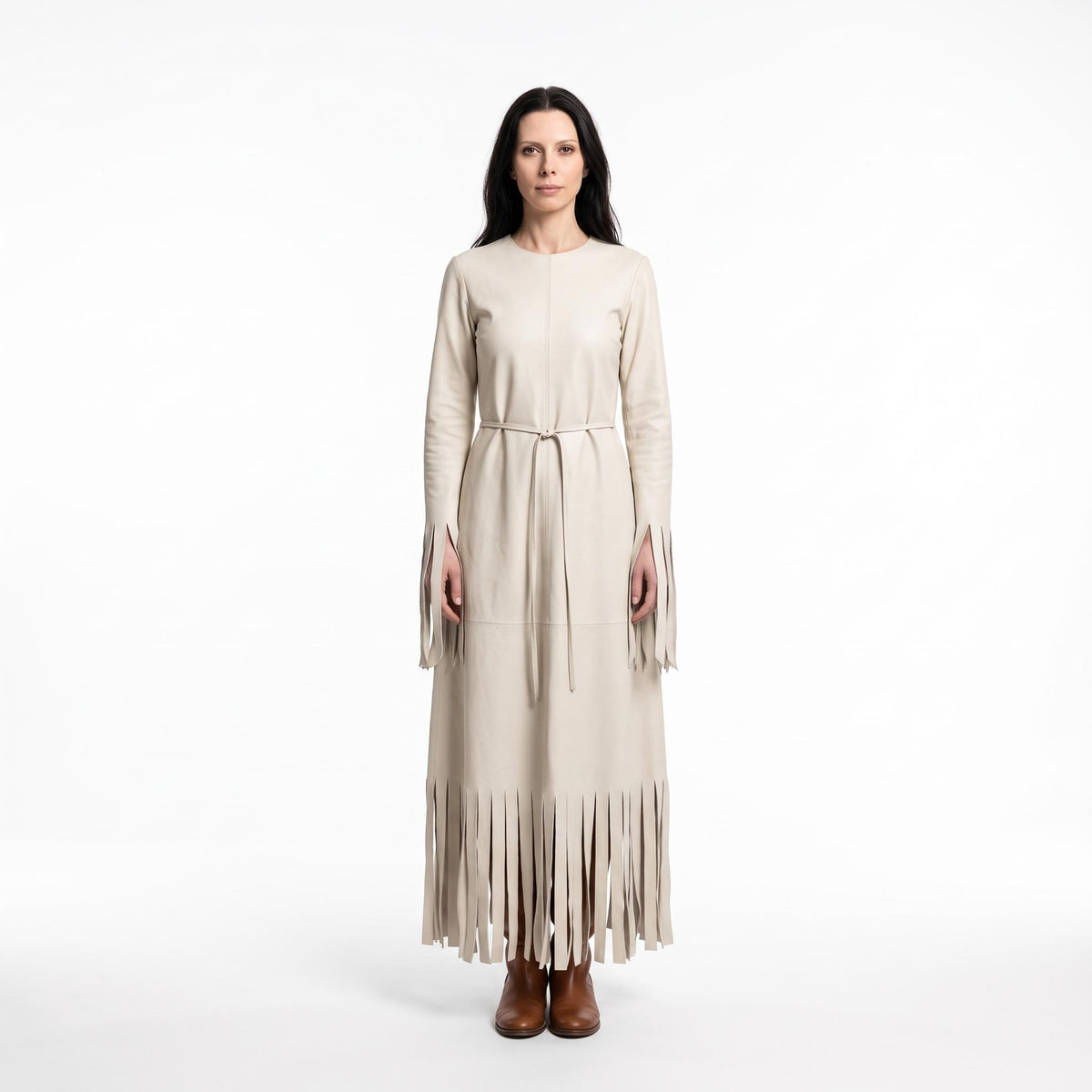 Women's Genuine Leather Boho Western Costume - Verlain London