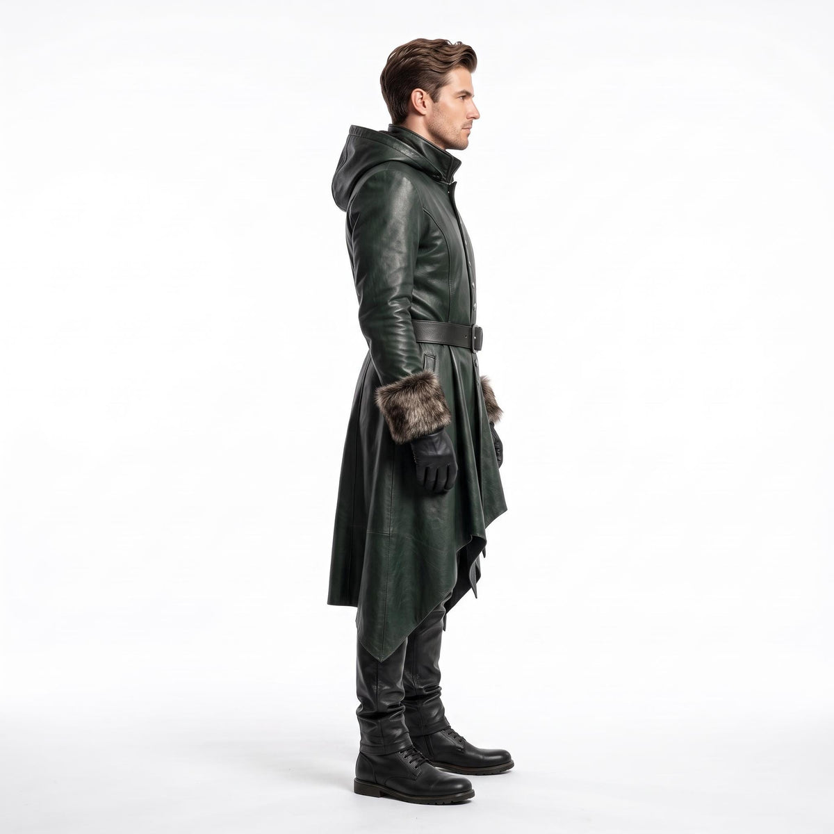 Men's Genuine Leather Forest Ranger Costume - Verlain London