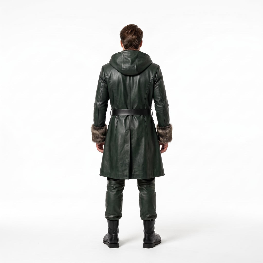 Men's Genuine Leather Forest Ranger Costume - Verlain London