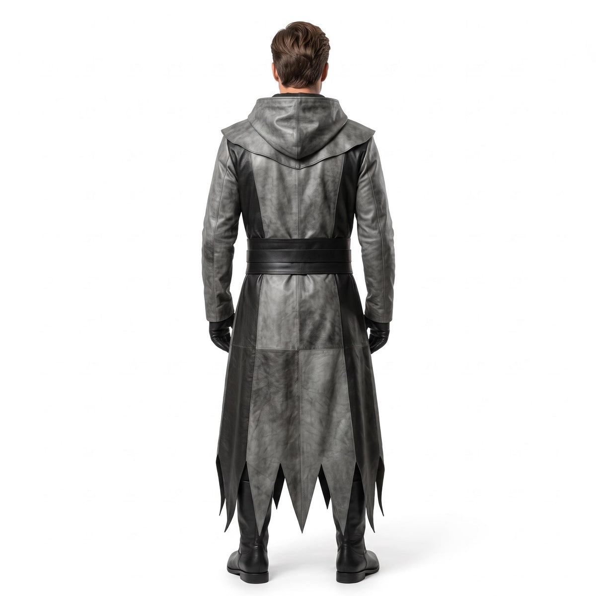 Men's Genuine Leather Reaper Costume - Verlain London