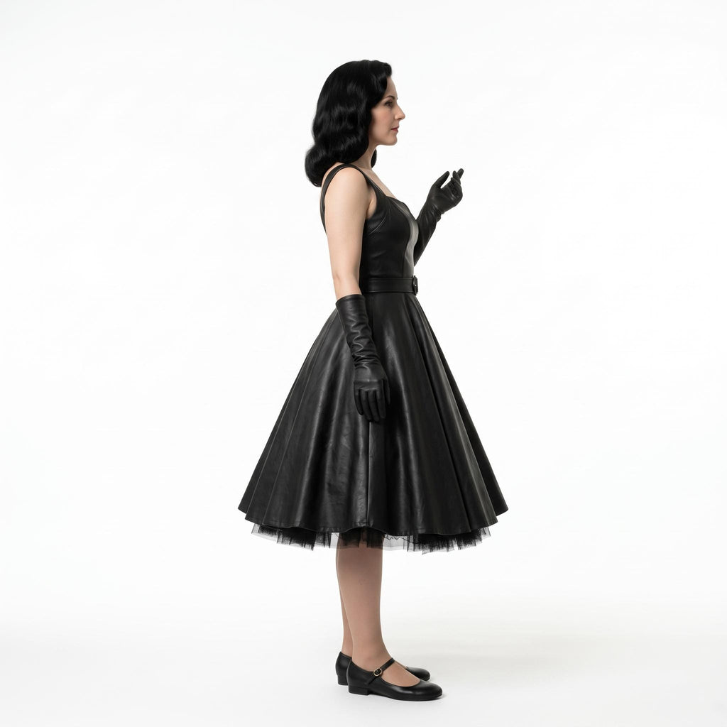 Women's Genuine Leather Pin-Up Costume - Verlain London