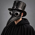 Black Plague Doctor Mask with Beak – Steampunk Gothic Halloween Mask - Verlain London