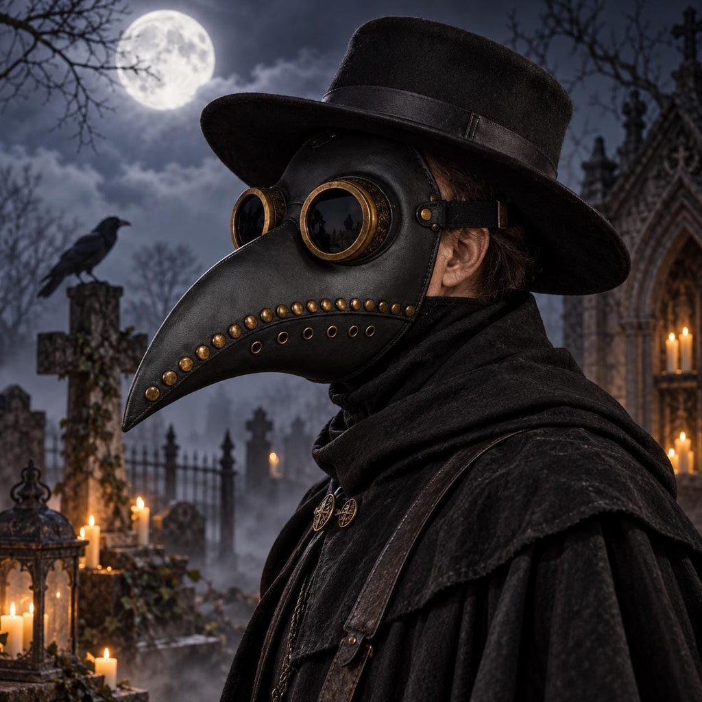 Plague Doctor Mask Steampunk Gothic Halloween Cospla