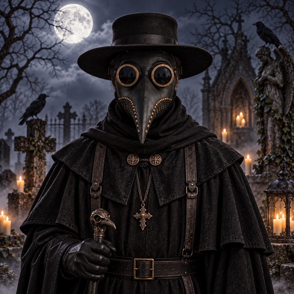 Plague Doctor Mask Steampunk Gothic Halloween Cospla