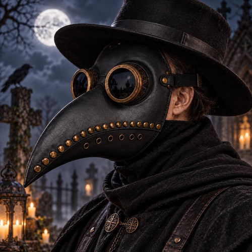 Plague Doctor Mask Steampunk Gothic Halloween Cospla