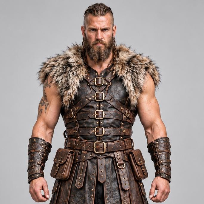 Men’s Viking Leather Armor