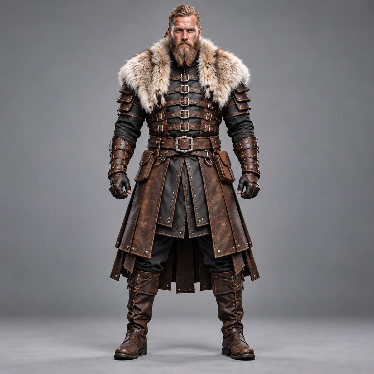 Renaissance Viking Leather Armor