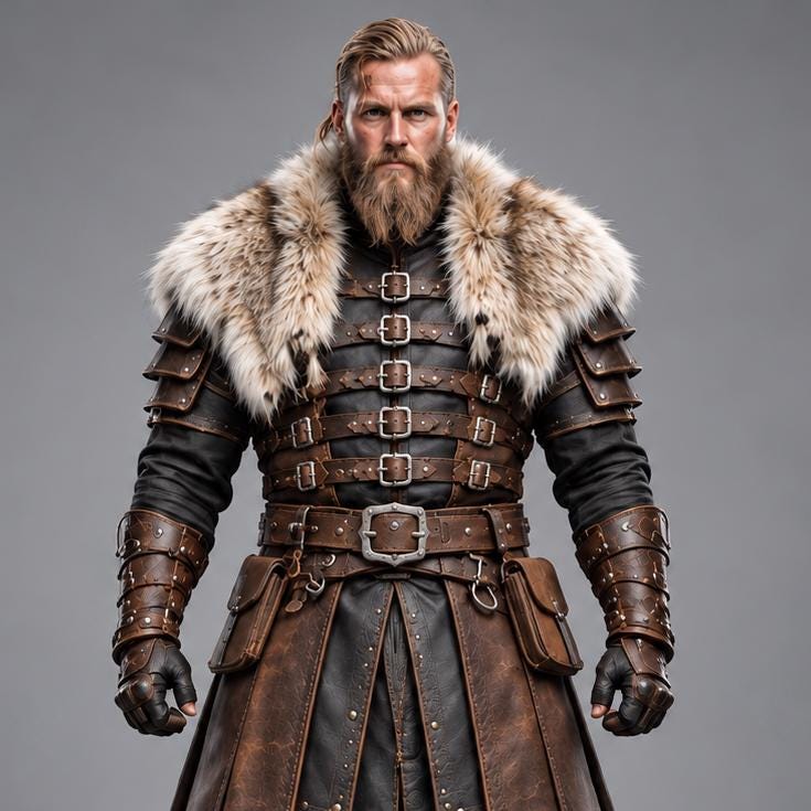 Renaissance Viking Leather Armor