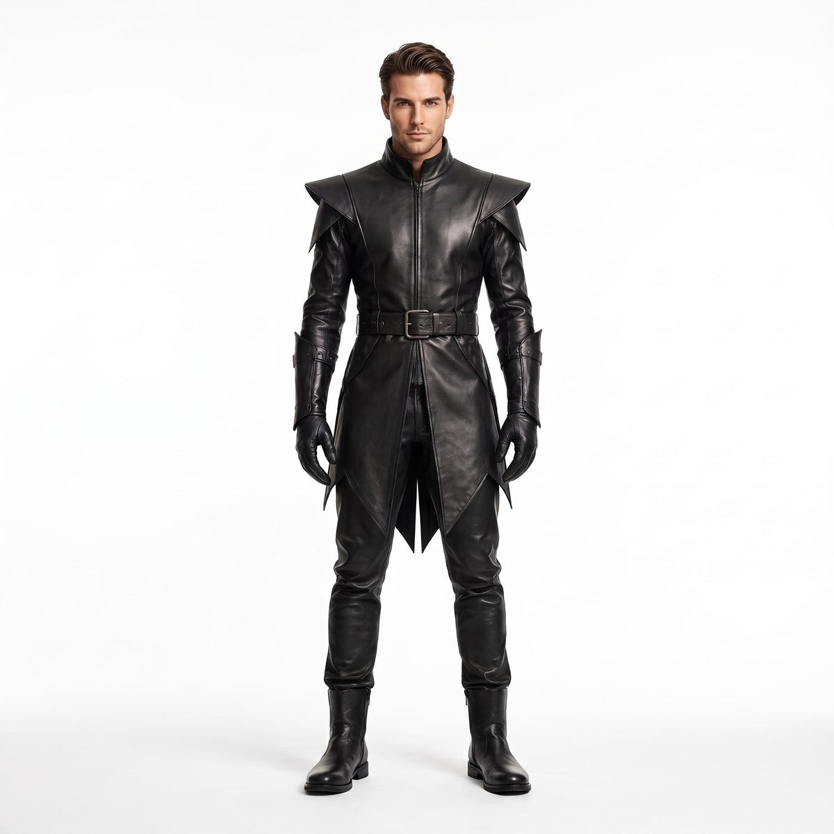 Men's Genuine Leather Ranger Armor Costume - Verlain London
