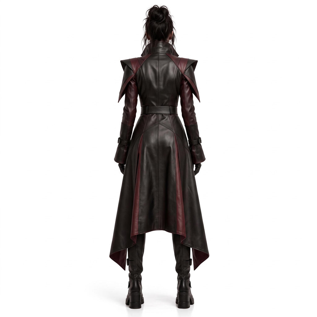 Women's Genuine Leather Warrior Costume - Verlain London