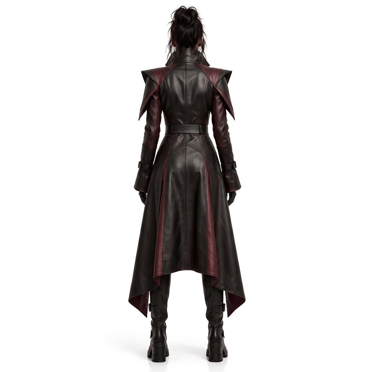 Women's Genuine Leather Warrior Costume - Verlain London