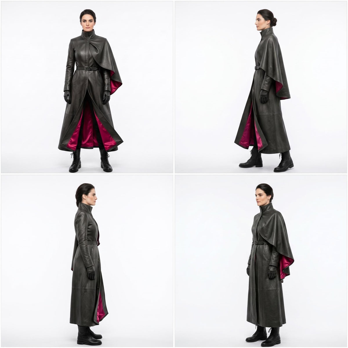 Women's Genuine Leather Gothic Costume - Verlain London