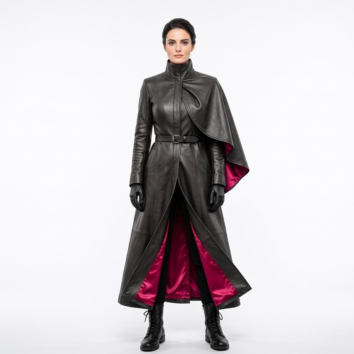 Women's Genuine Leather Gothic Costume - Verlain London