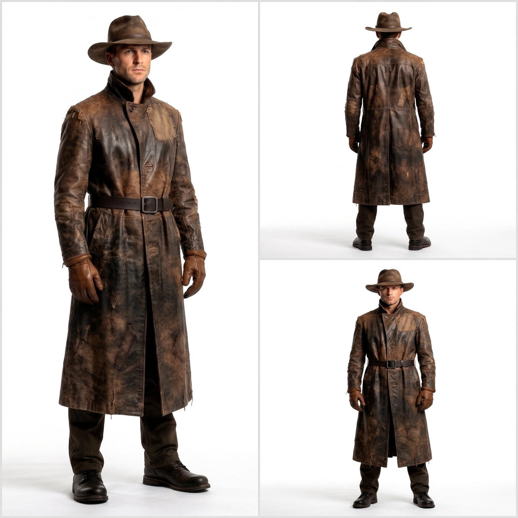 Men's Genuine Leather Explorer Costume - Verlain London