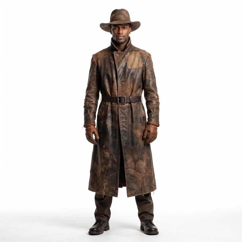 Men's Genuine Leather Explorer Costume - Verlain London