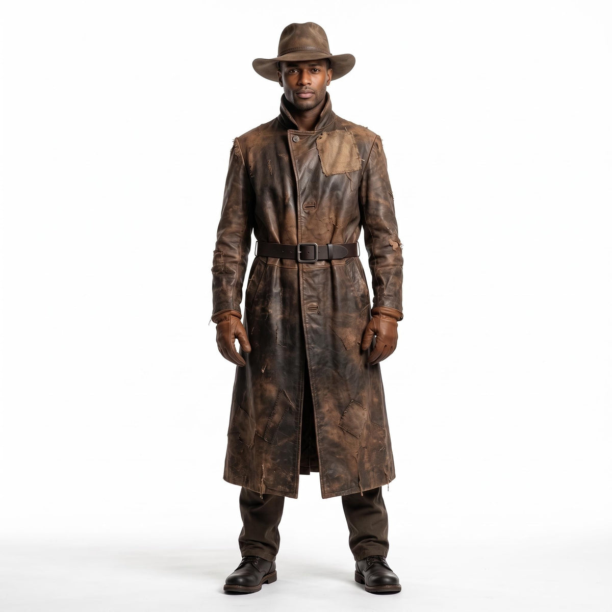 Men's Genuine Leather Explorer Costume - Verlain London