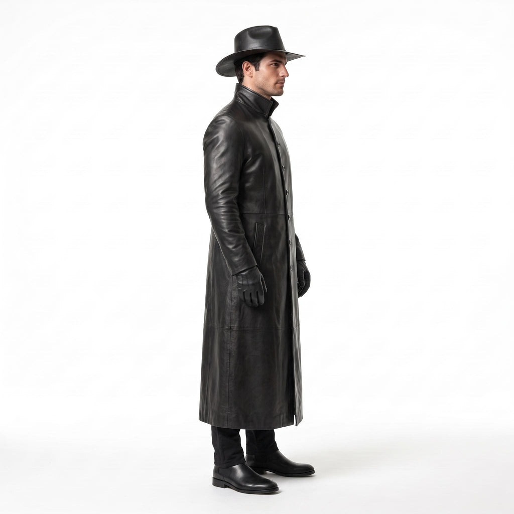 Men's Genuine Leather Gothic Wanderer Costume - Verlain London